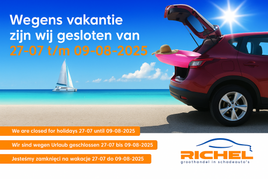 Vakantiesluiting 2025
